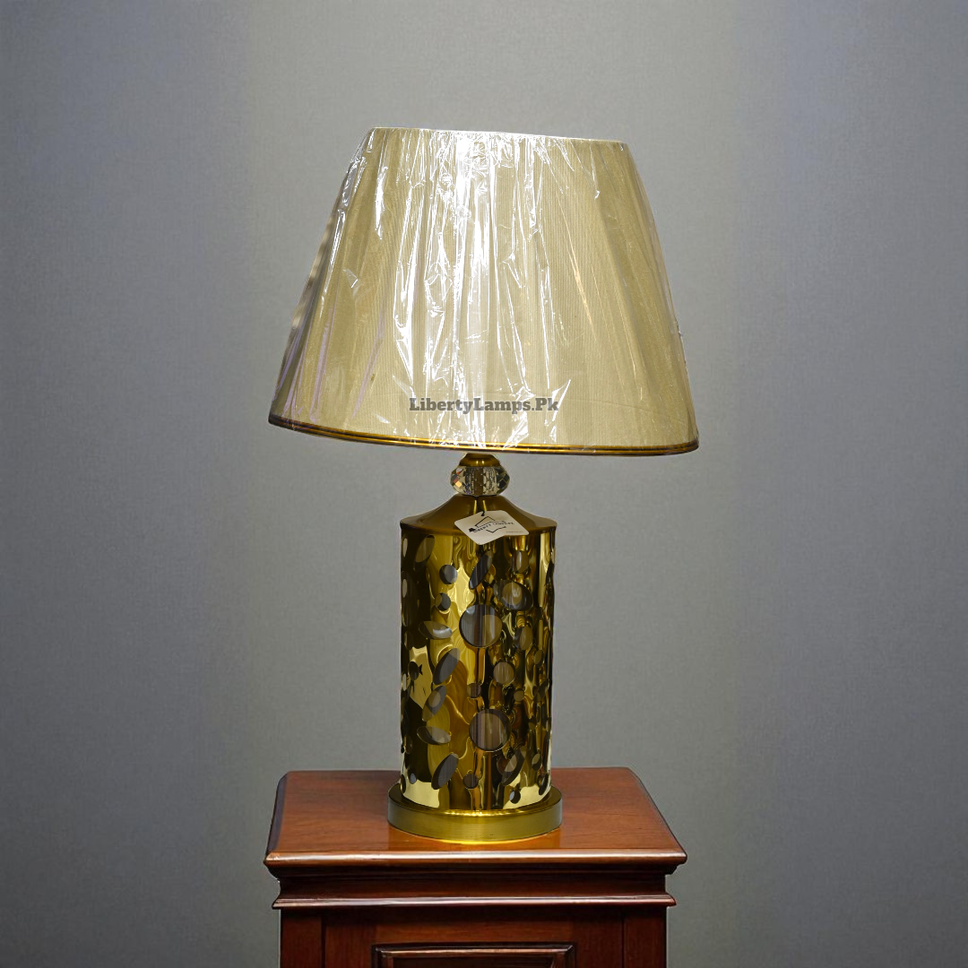 Radiant Metal & Glass Harmony Lamp (Pair) ✨🌟