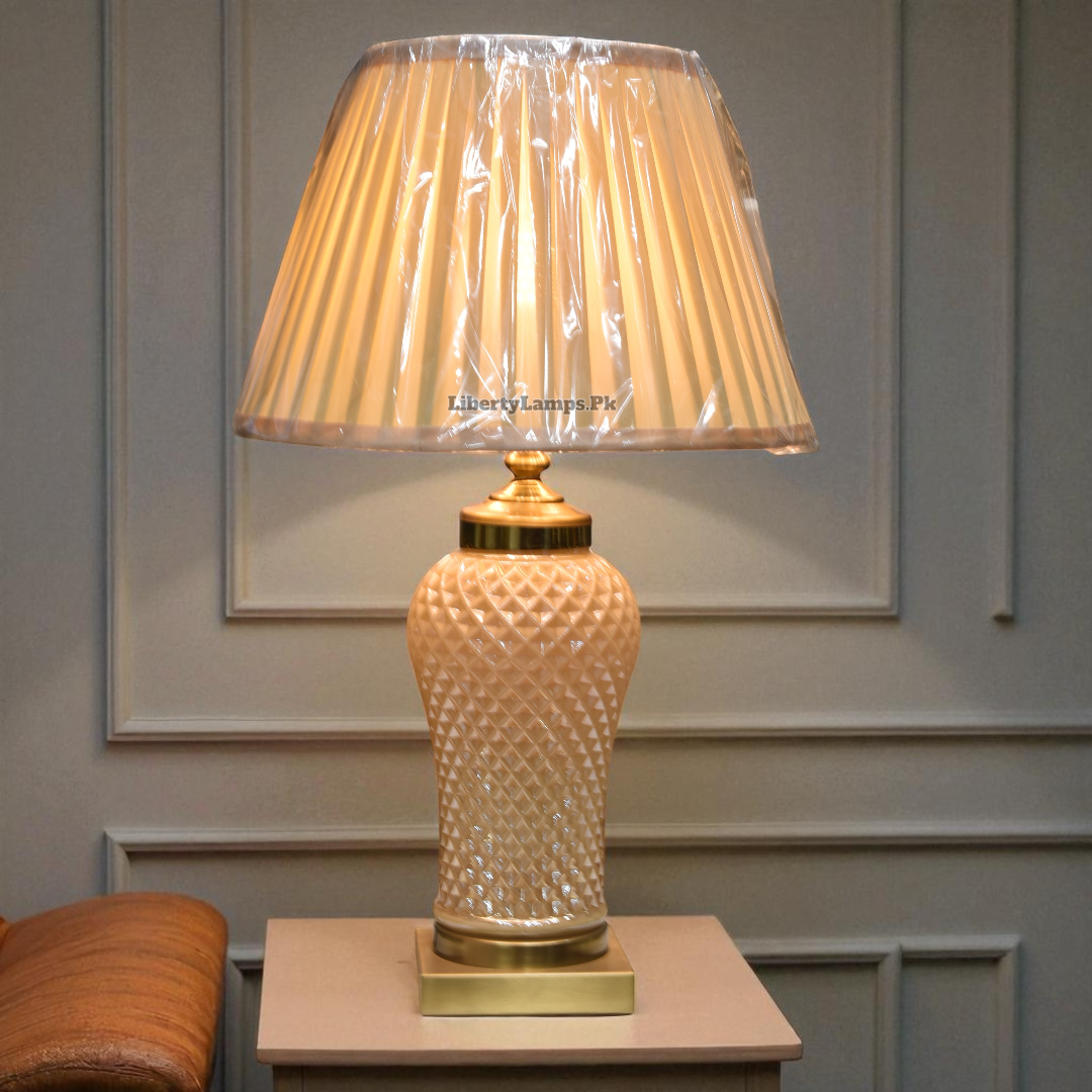 Irani Milky Glass Table Lamp (Pair) ✨🌙