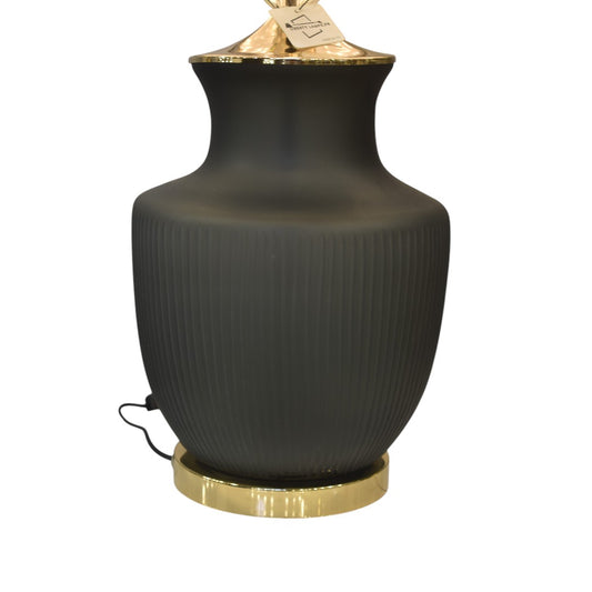 Crystal Glow Glass Table Lamp (Pair)