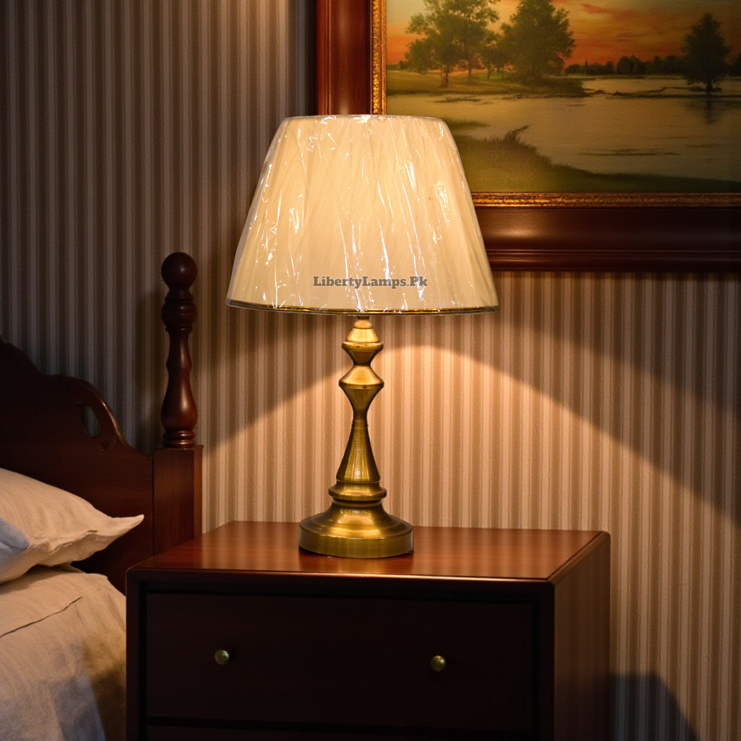 Classic Metal Elegance Table Lamp (Pair)