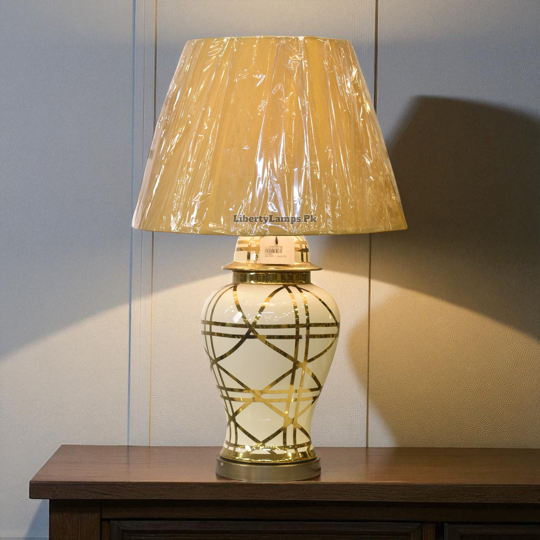 Serene Glow – Ceramic Table Lamp (Pair) ✨🏺