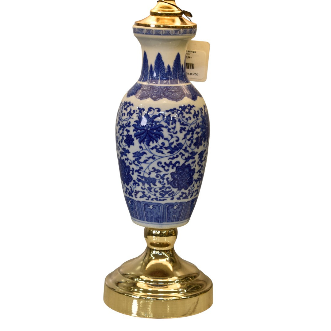 Blue Pottery Porcelain Table Lamp (Pair) 🌟