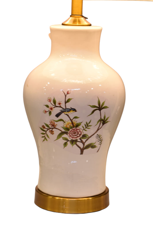 Ceramic White Glow Table Lamp (Pair)