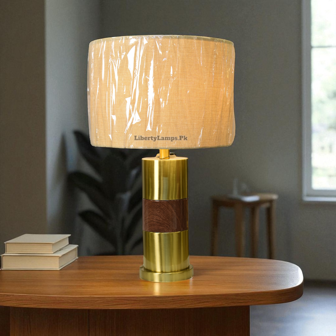 Silver Crest Metal Table Lamp (Pair)