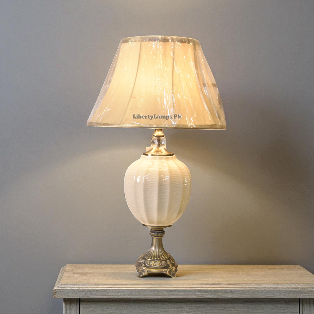 Timeless Ivory Porcelain Table Lamp (Pair) ✨🌿