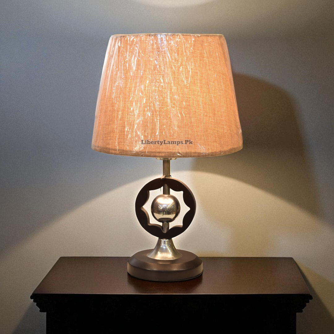 Rustic Wooden Table Lamp (Pair) 🌲✨