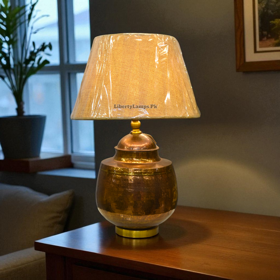 Vintage Brass Table Lamp (Pair)
