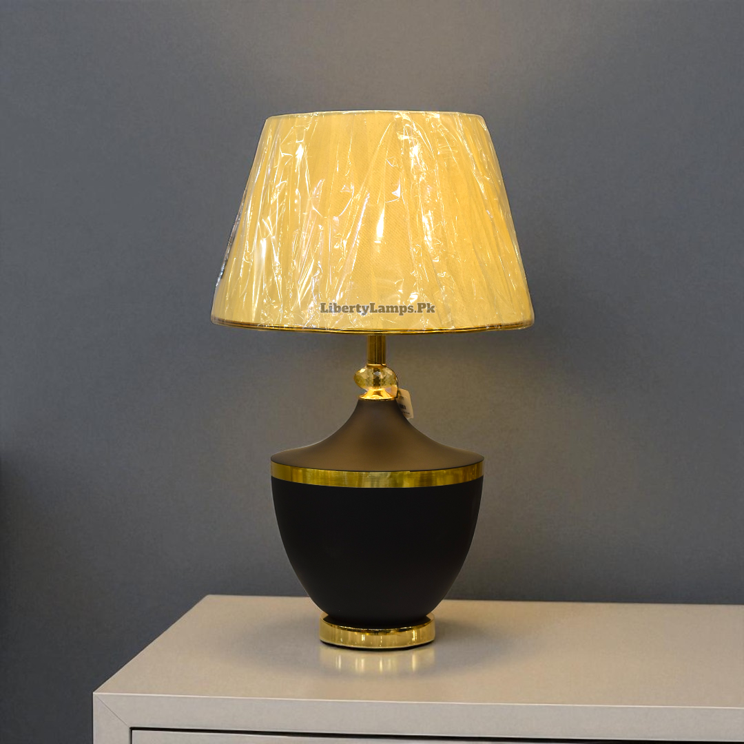 Ivory Glow Ceramic Table Lamp (Pair)