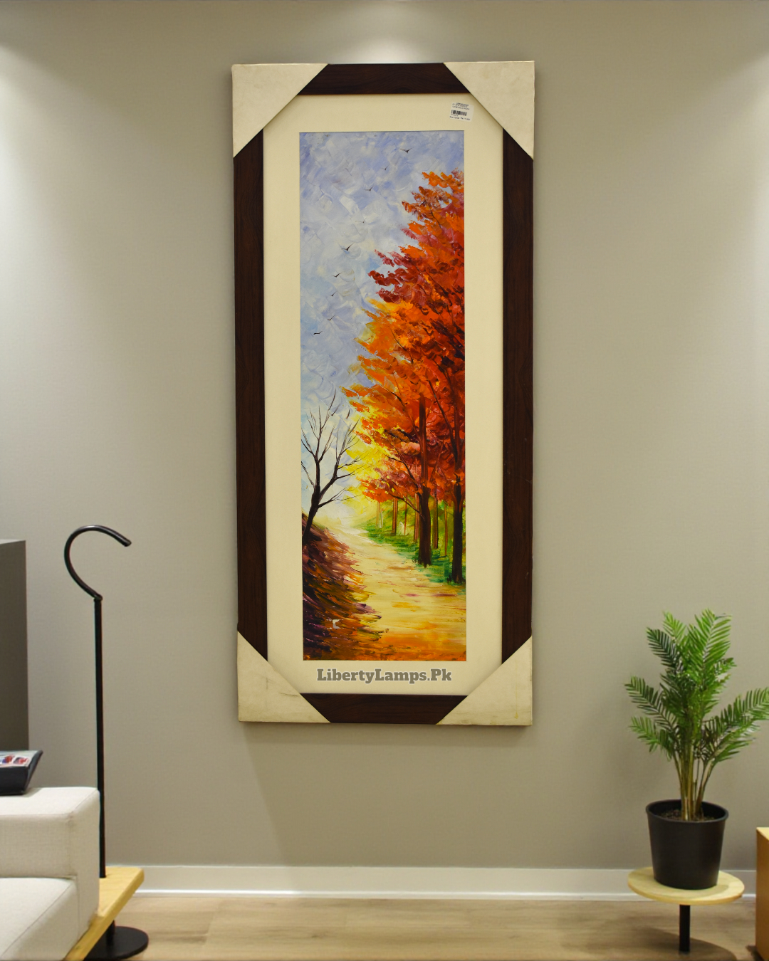 Tranquil Horizons Nature Oil Painting on Canvas (Single)