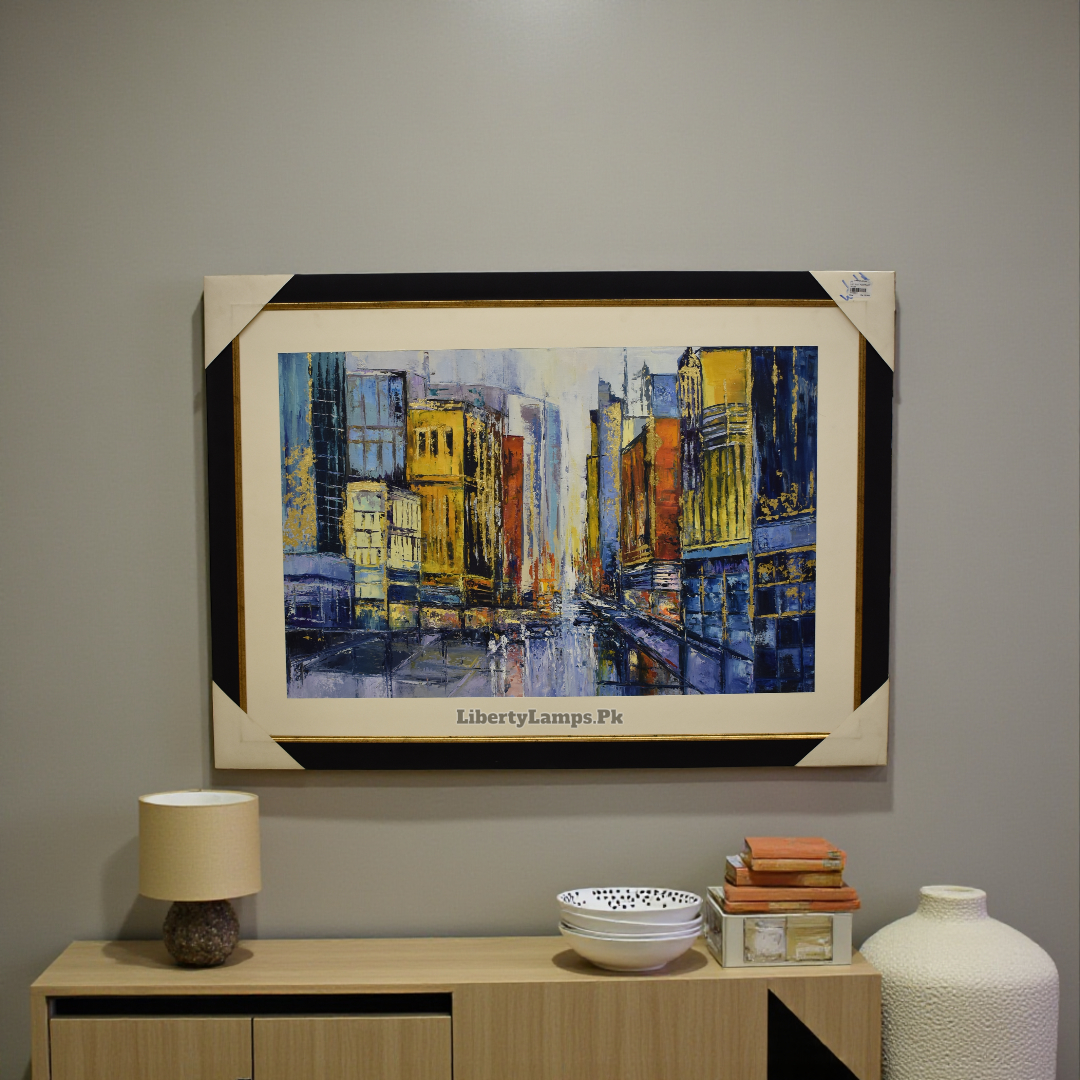 Abstract Harmony Oil Painting on Canvas (Single)