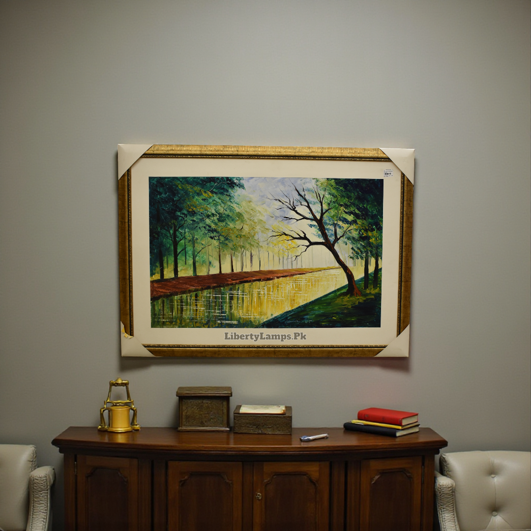 Nature Harmony Oil Painting on Canvas (Single)