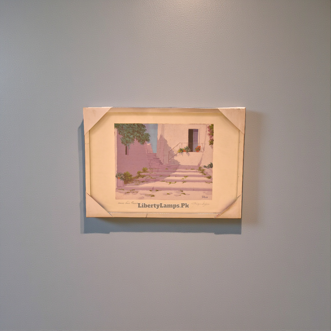 Tranquil View – Scenery in Wooden & Mirror Frame (Single)