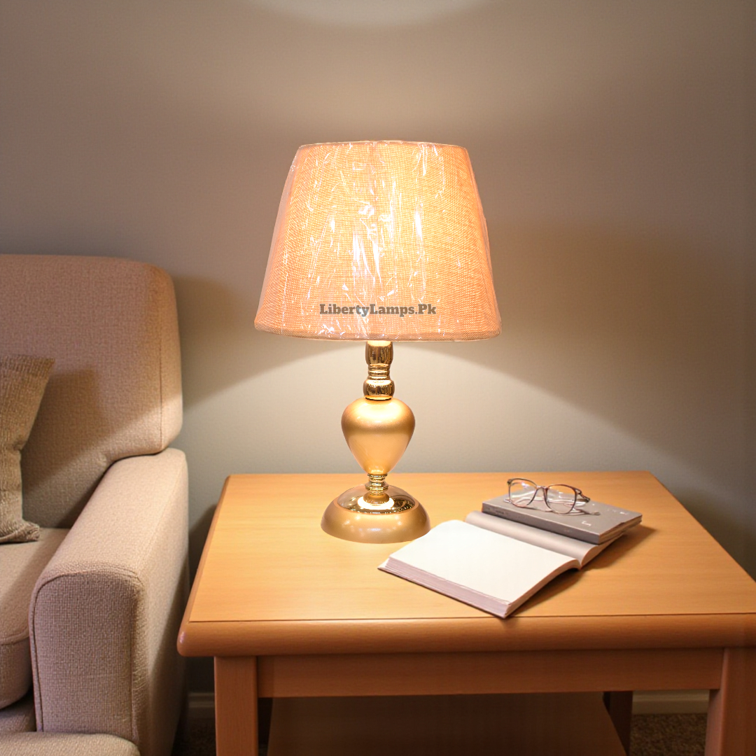 Classic Wooden Table Lamp (Pair)