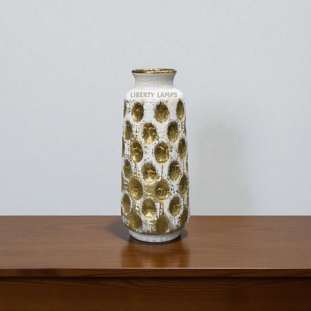 Classic Pearl Ceramic Vase (Single)
