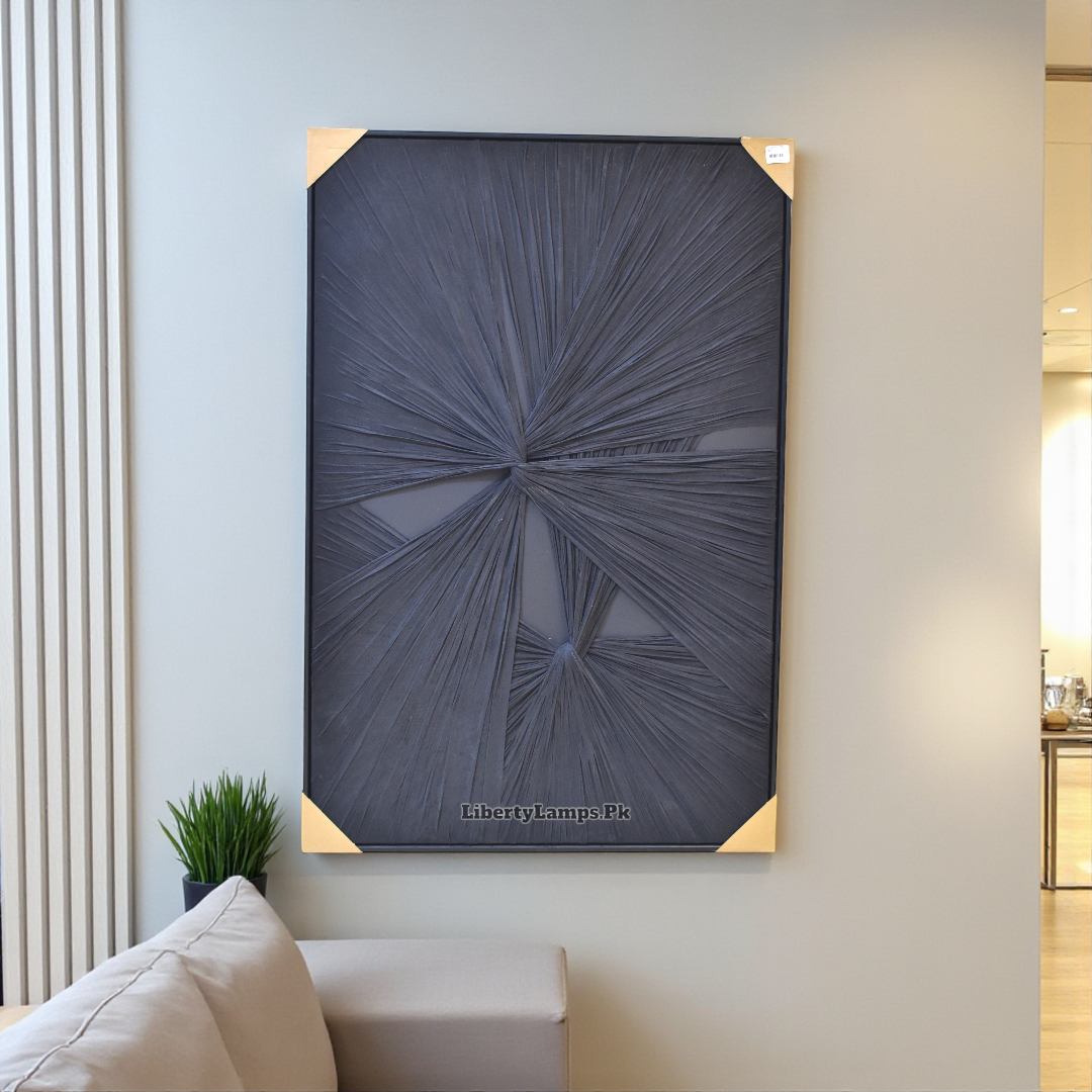 3D Fabric Artistic Oil Painting on Canvas (Single)