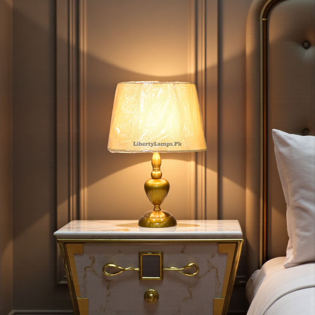 Rustic Aura Wooden Table Lamp (Pair)