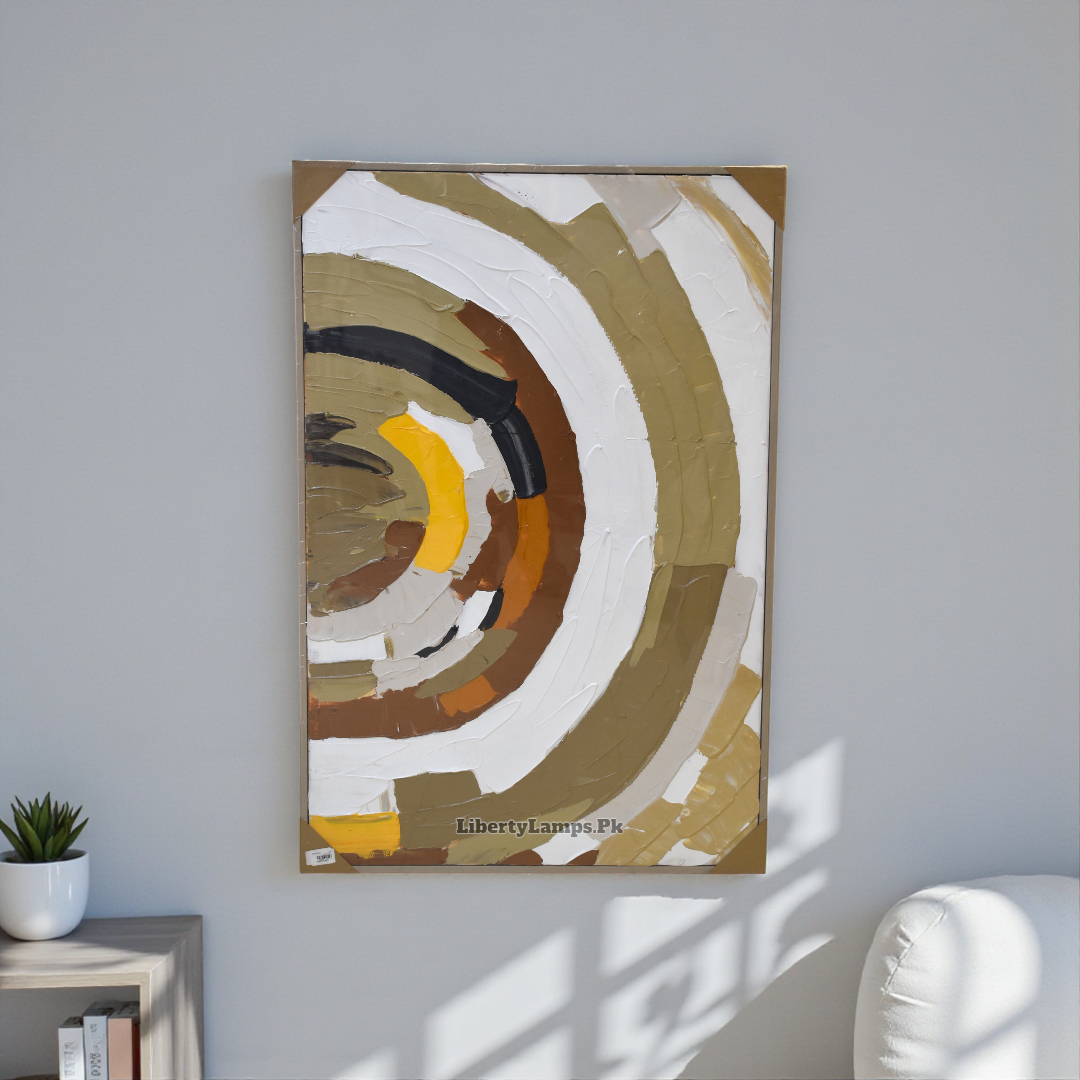 3d Abstract Oil Painting on Canvas (Single)