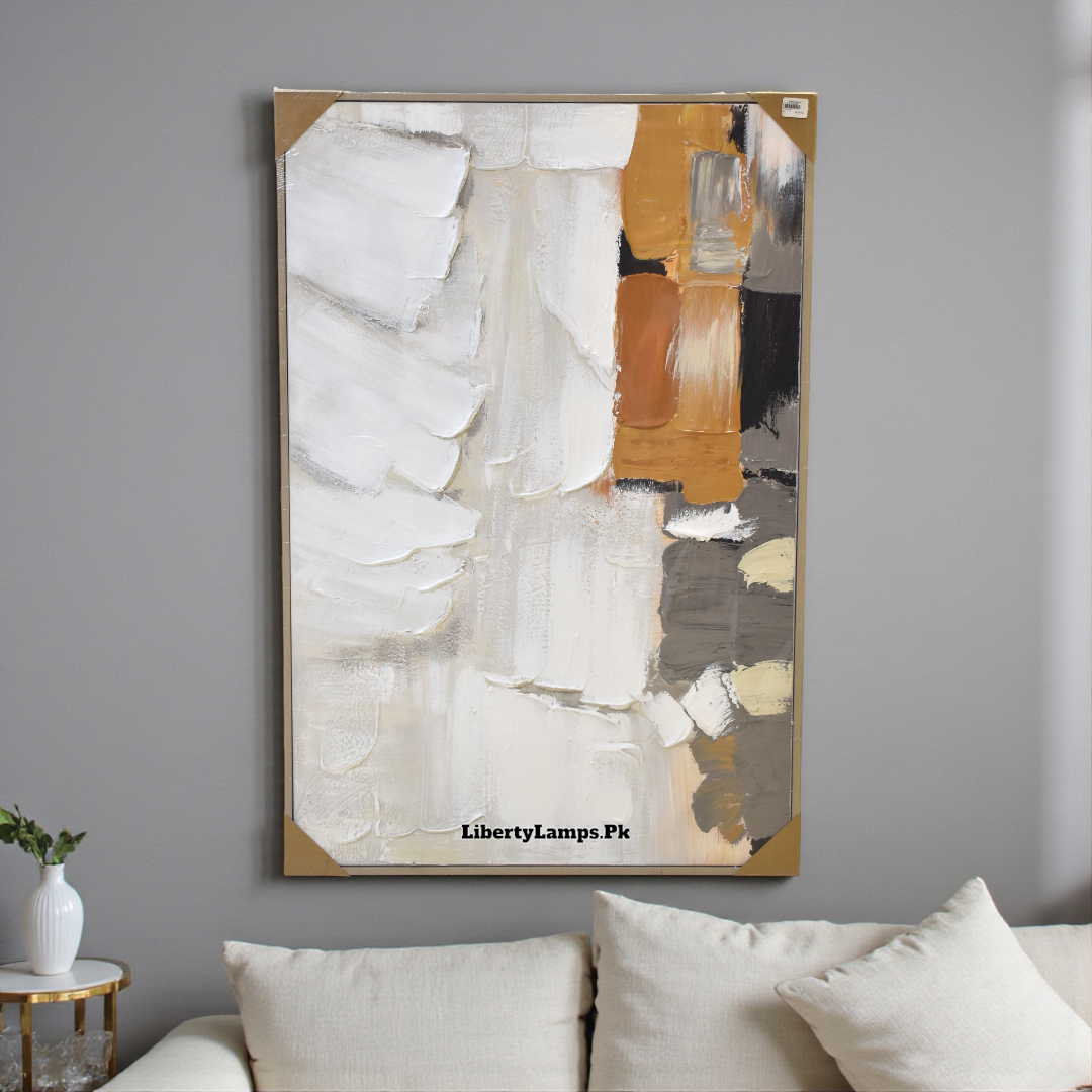 3d Abstract Oil Painting on Canvas (Single)