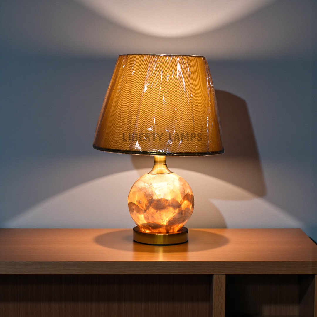 Mother Pearl Double Light Table Lamp (Pair)