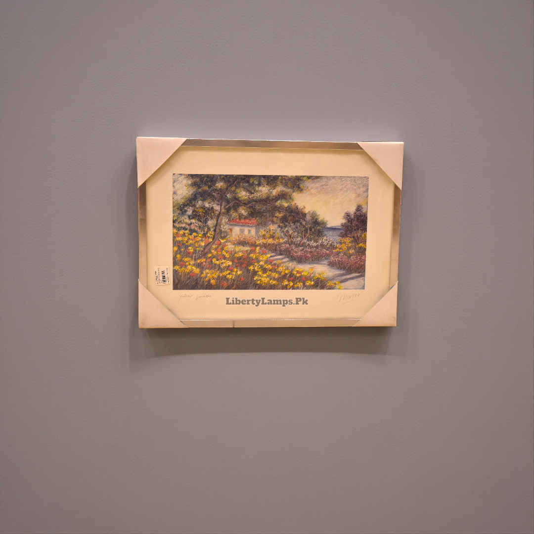 Nature’s Reflection – Scenic Wall Art in Wooden & Mirror Frame (Single)