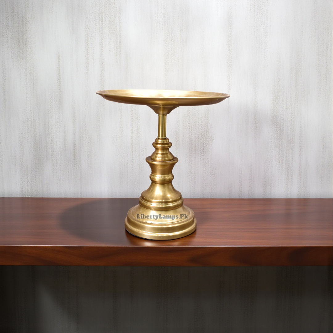 Elegant Glow Metal Candle Stand (Single)