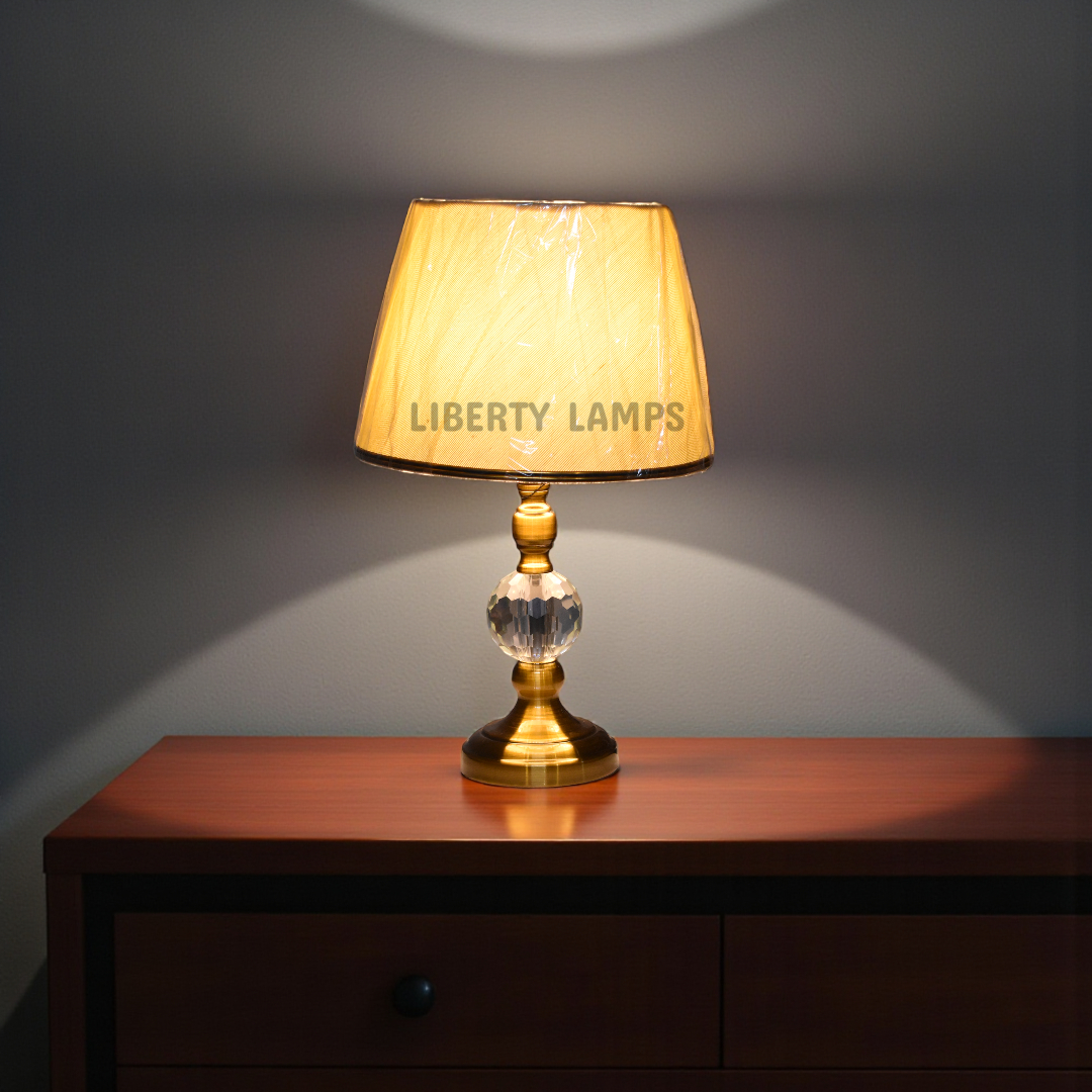 Crystal Ball Table Lamp (Pair)