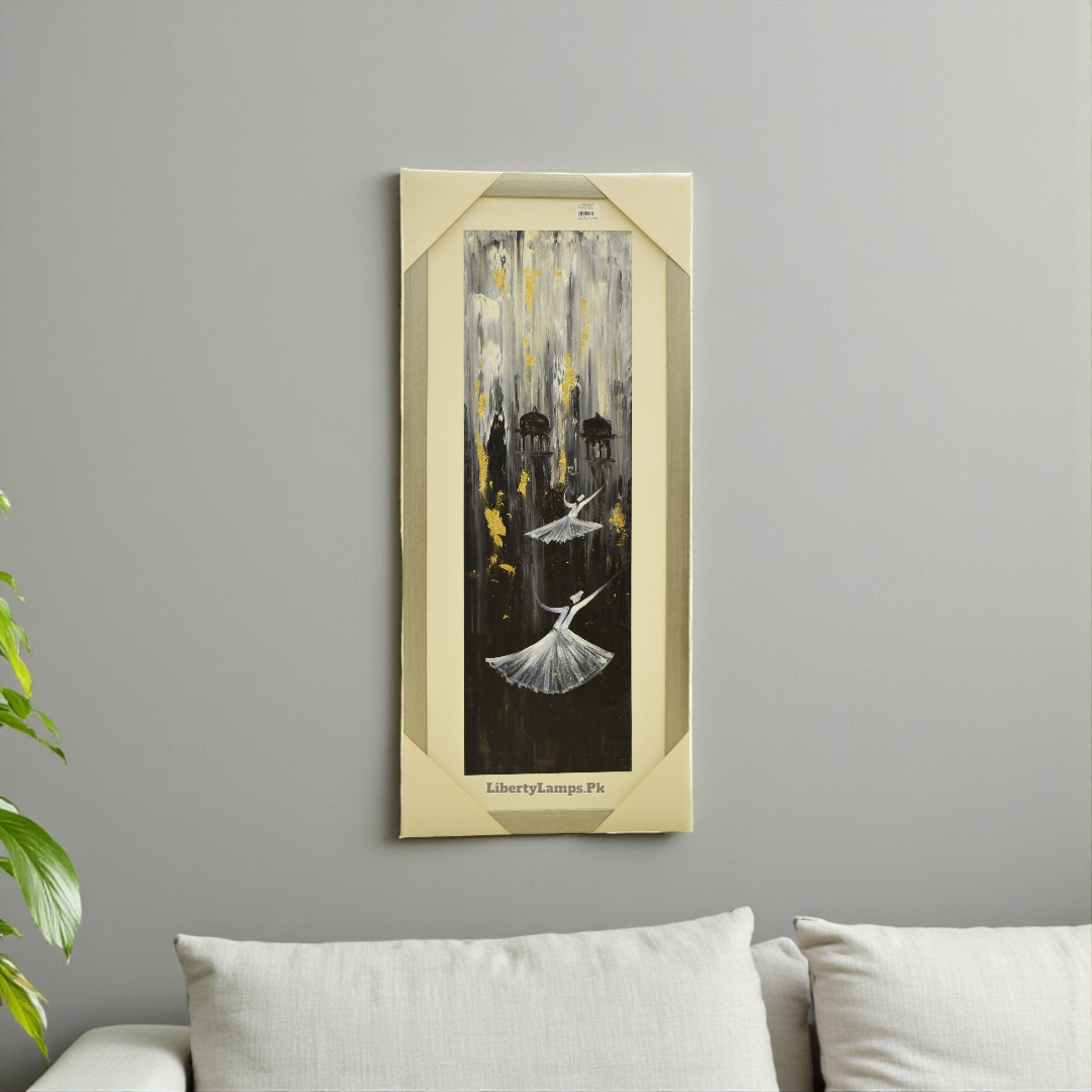 Whirling Spirit Sufi Oil Painting on Canvas (Single)