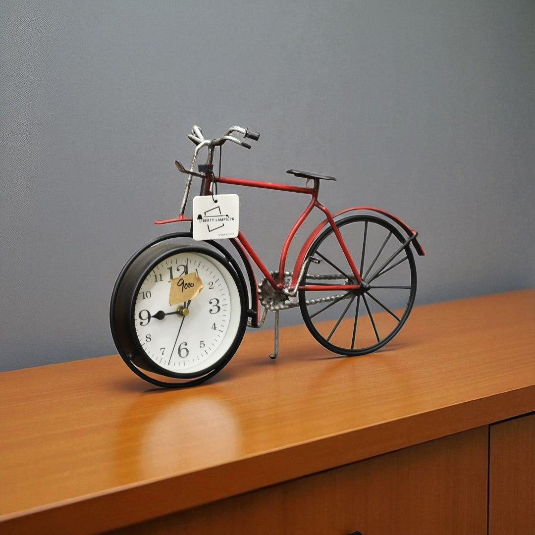 Bicycle Wheel Style Table Clock (Single) ⏰🚲✨