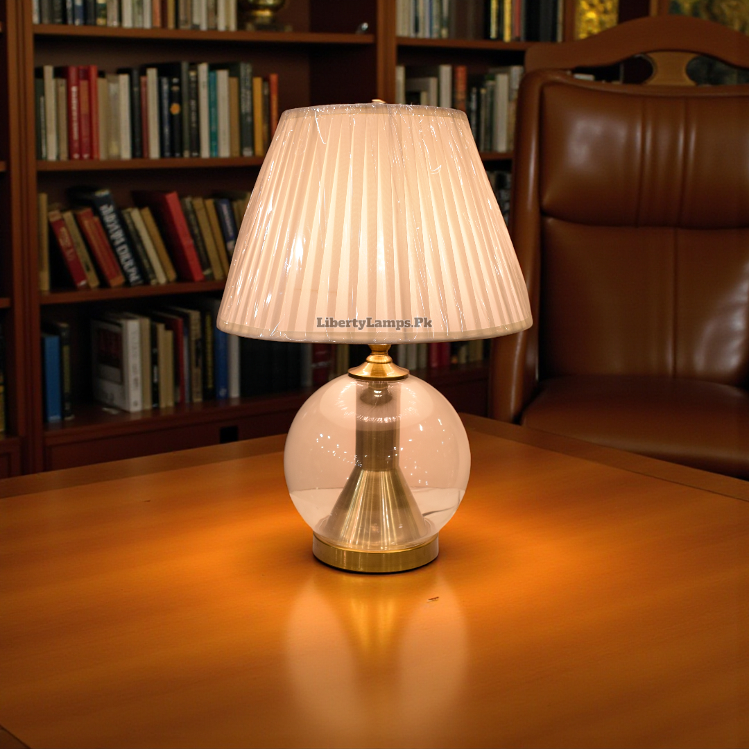 Luminous Aura – Glass Table Lamp (Pair)