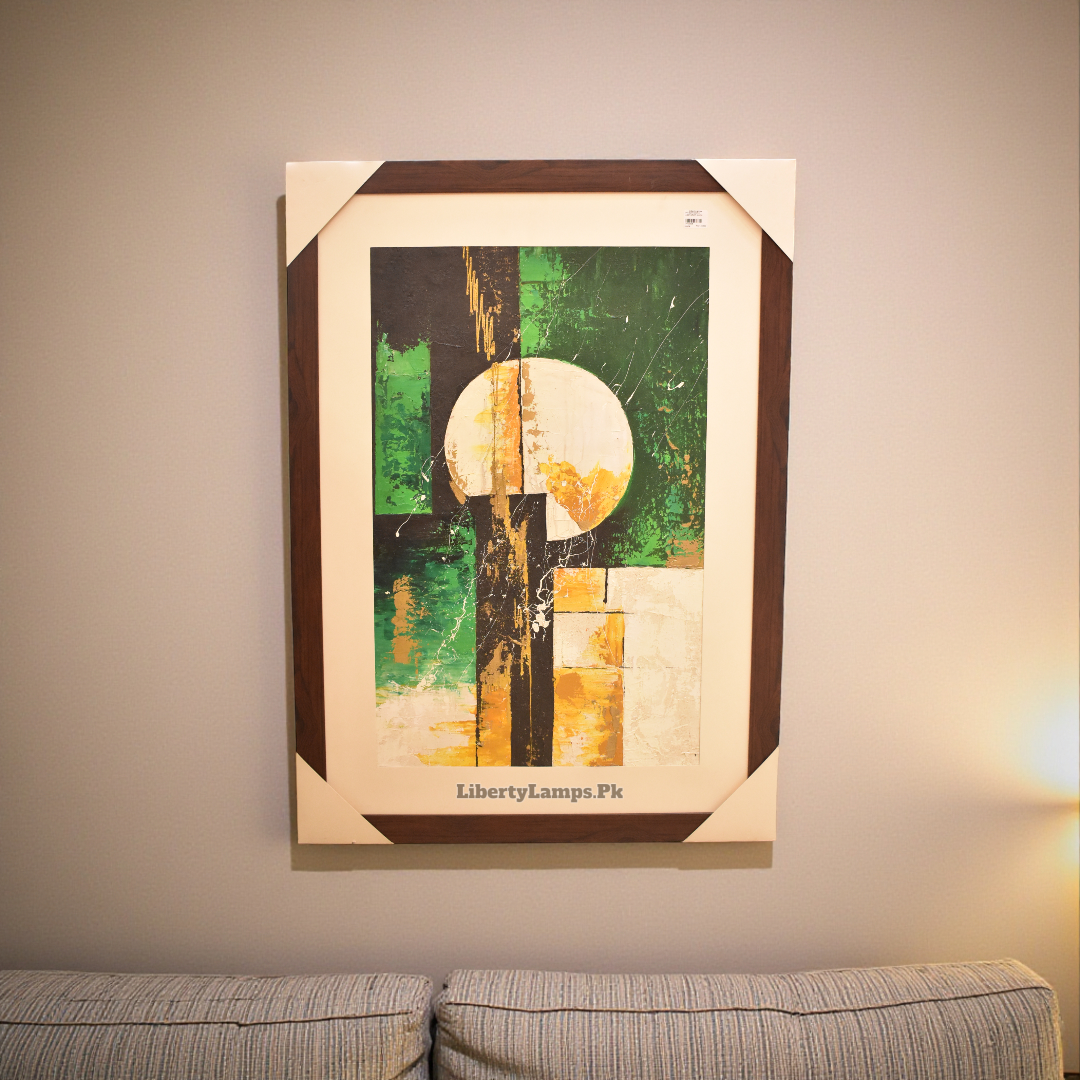 Mystic Geometry Abstract – Oil Painting (Single)