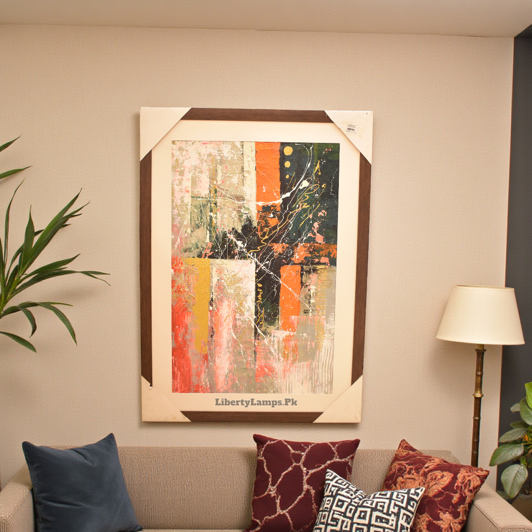 Color Motion Abstract – Oil Painting (Single)