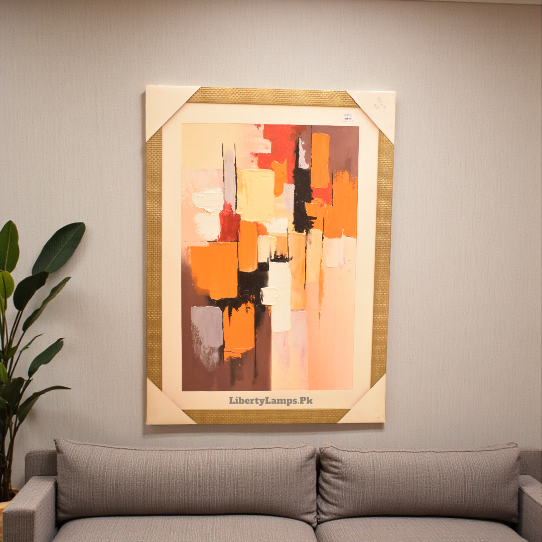 Abstract Harmony Waves – Oil Painting (Single)