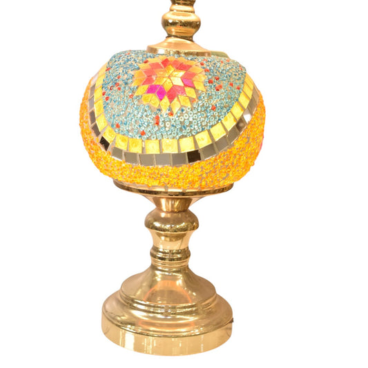 Radiant Turkish Mosaic Table Lamp (Pair) πβ¨