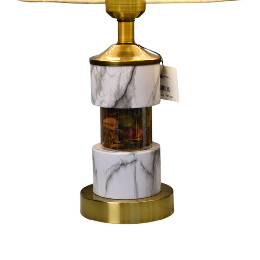 Moonstone Glow Marble Table Lamp (Pair)