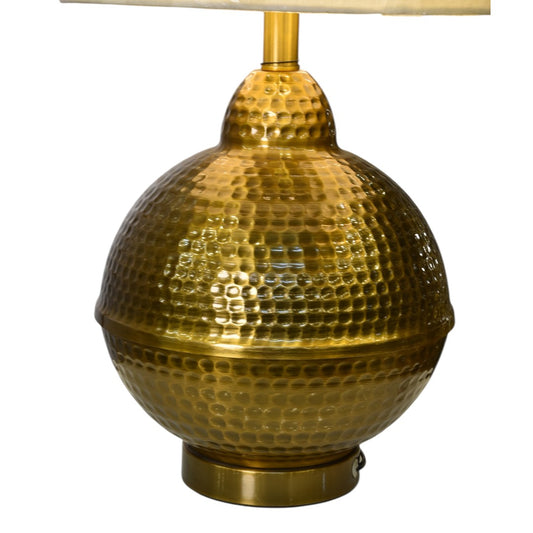 Vintage Brass Charm Table Lamp (Pair)