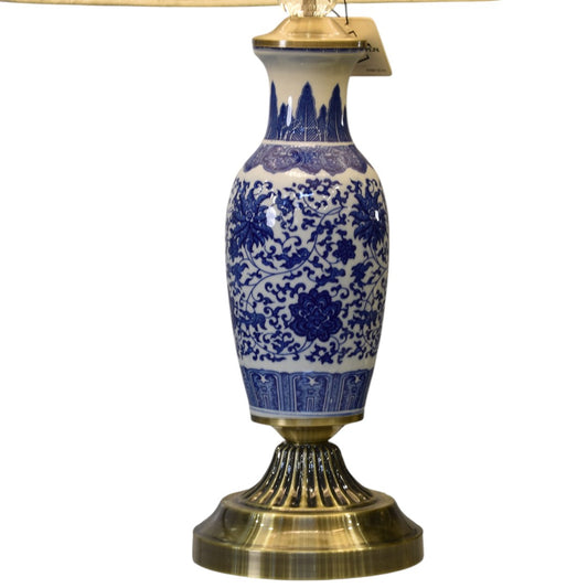 Blue Pottery Porcelain Table Lamp (Pair) 💙✨