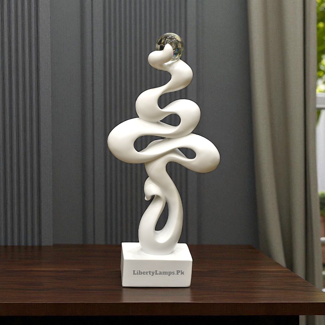 Ivory Ryzen Abstract Sculpture (Single)