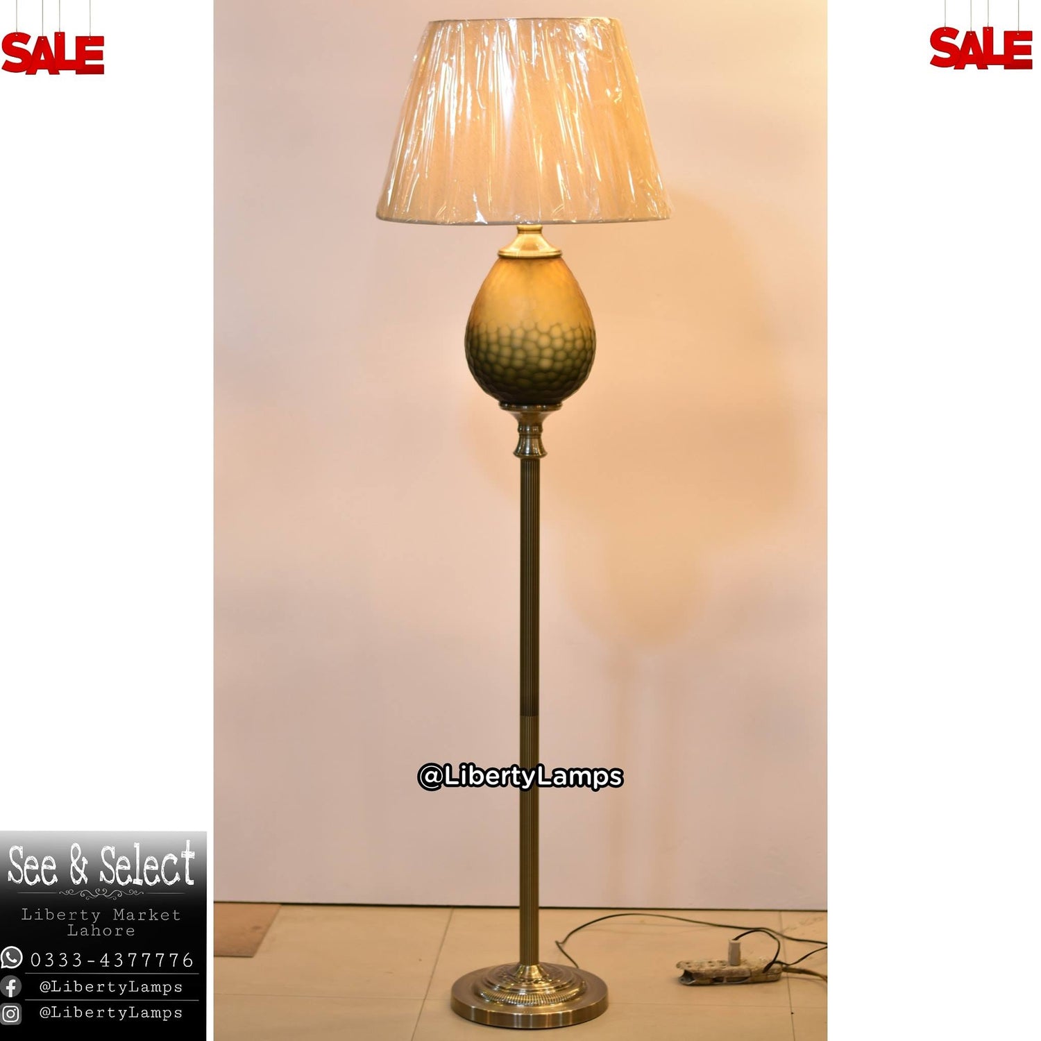 Glass Floor Lamps