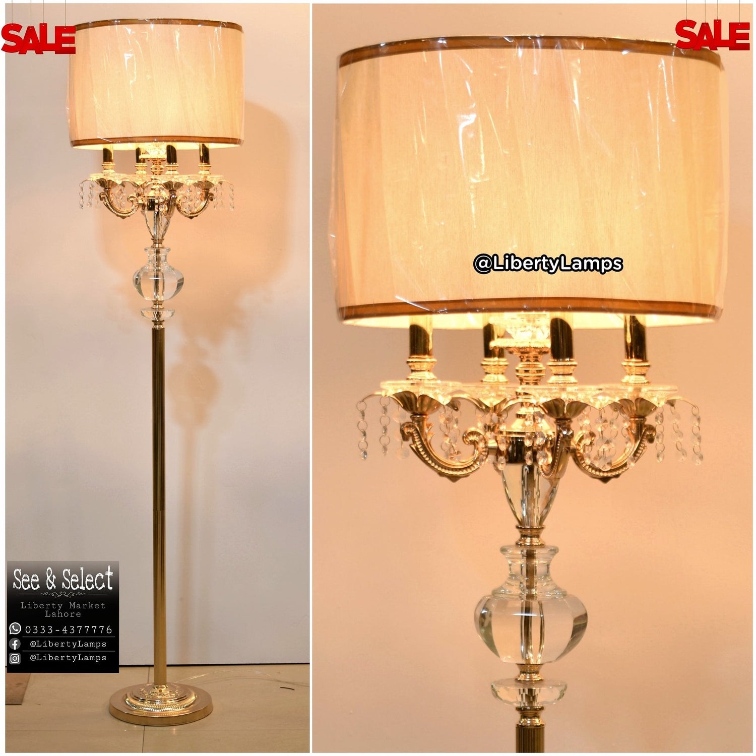 Crystal Floor Lamps