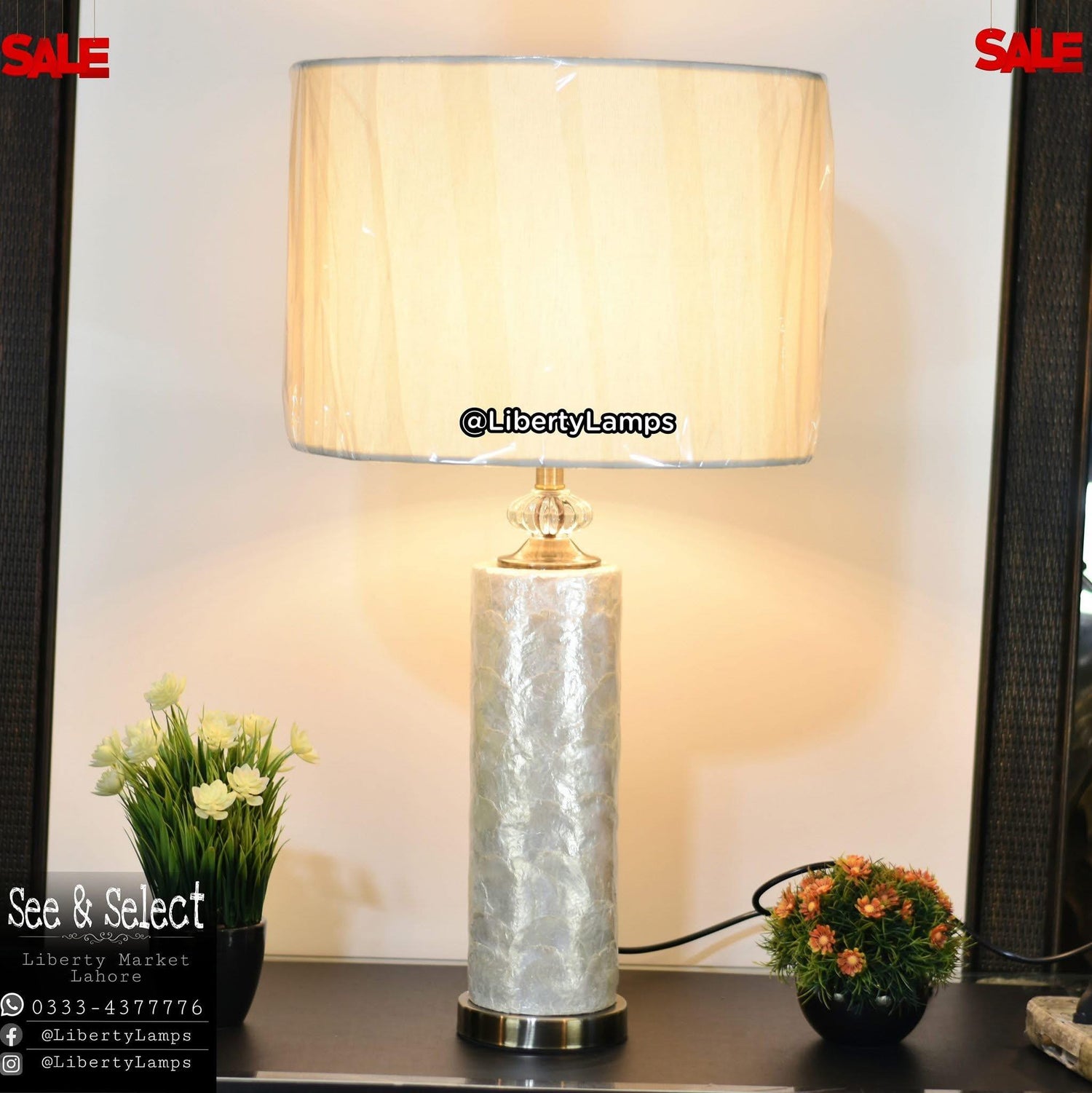 Mother Pearl / Sea Shalls lamps