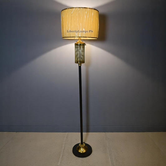 💡 Glass Golden Floor Lamp (Single) 💡