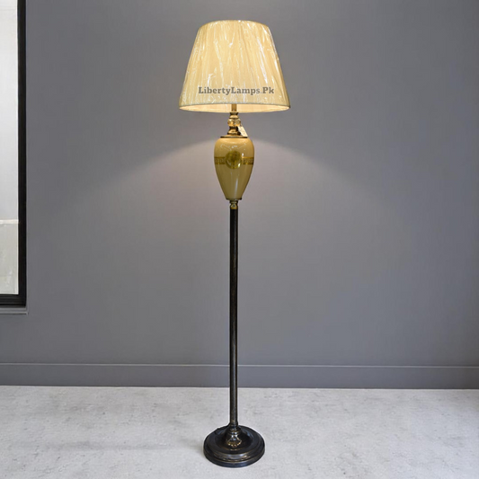 💡 Versace Beige Floor Lamp – Luxury Classic Finish (Single) 💡