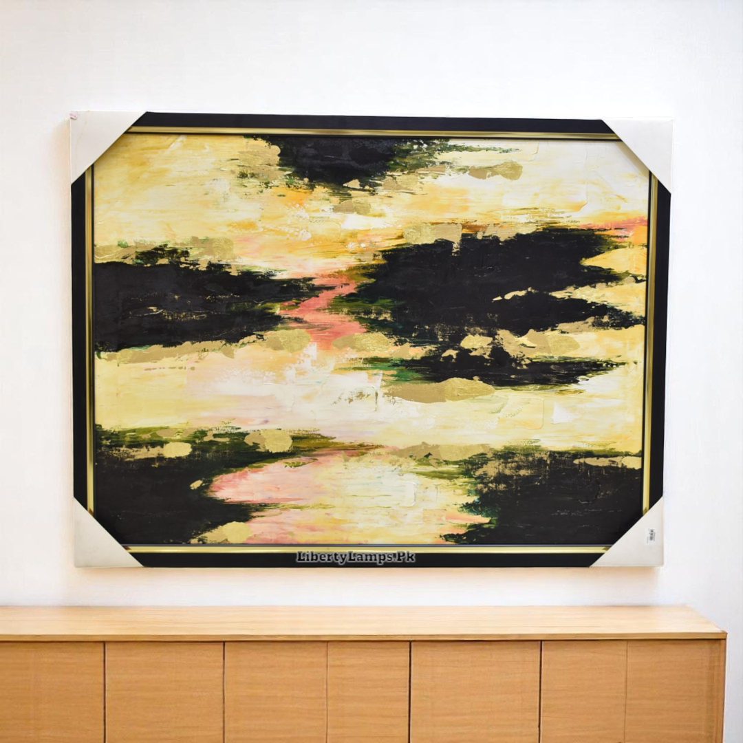 Cosmic Flow Abstract Oil Painting – 3x4 Ft Canvas Beauty