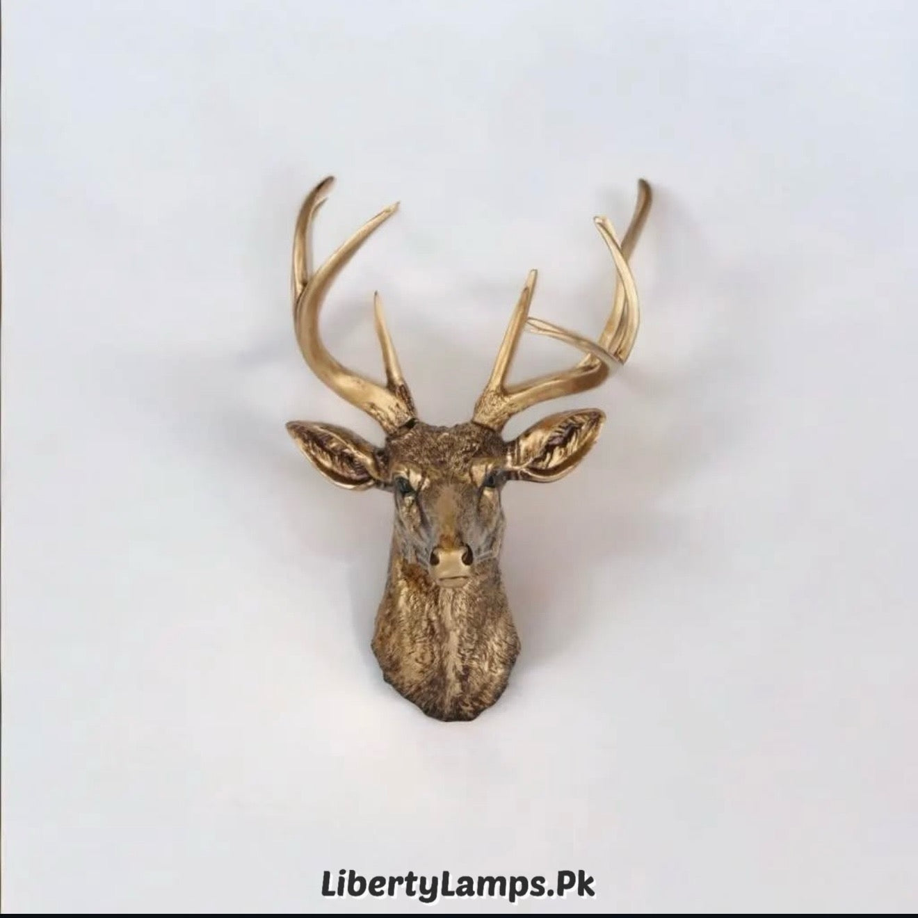 Majestic Wall-Mounted Deer Head Sculpture