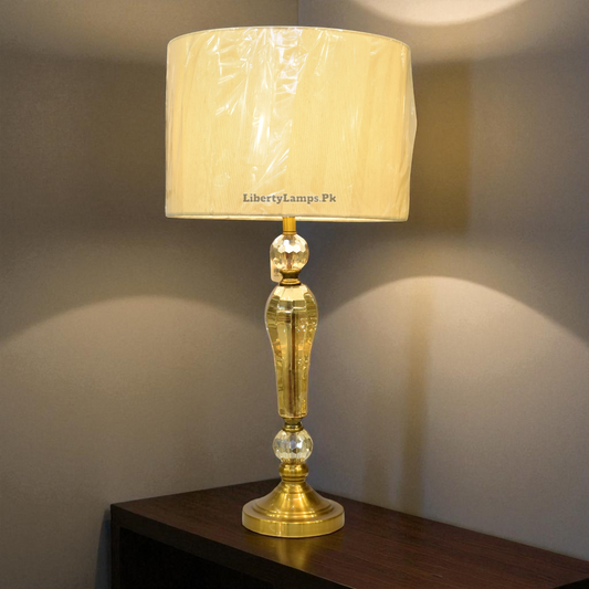 Lustrous Elegance – Crystal Table Lamp (Pair)