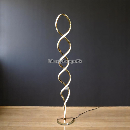 💡 SpiralGlow LED Floor Lamp – Modern Spiral Design (Single) 💡