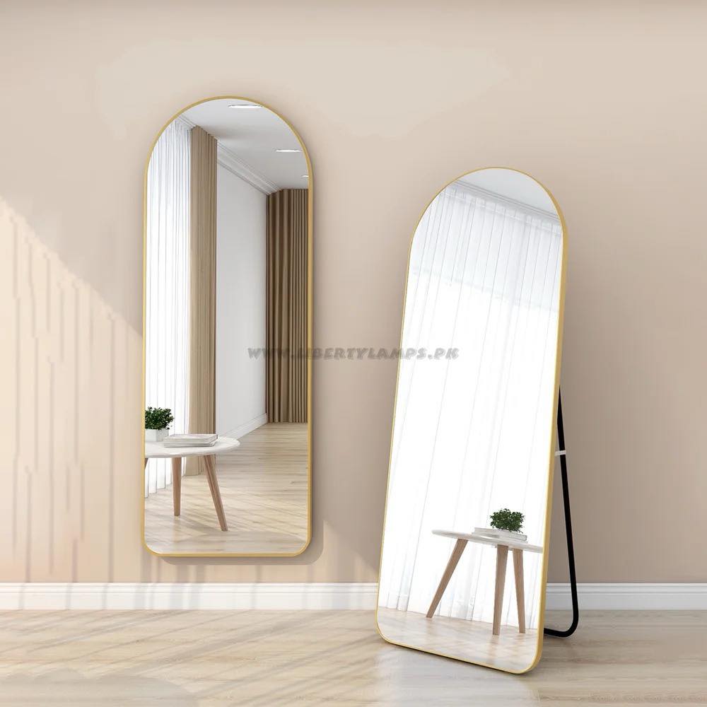 🪞 Elegance – 22x58” Imported Metal Mirror Frame with Stand