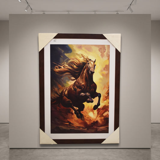 Royal Stallion™ – Horse Oil Painting on Canvas