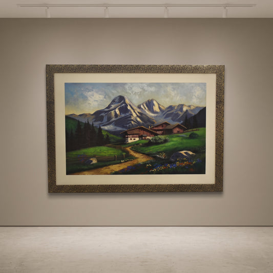 Emerald Vista™ – Landscape Oil Painting on Canvas