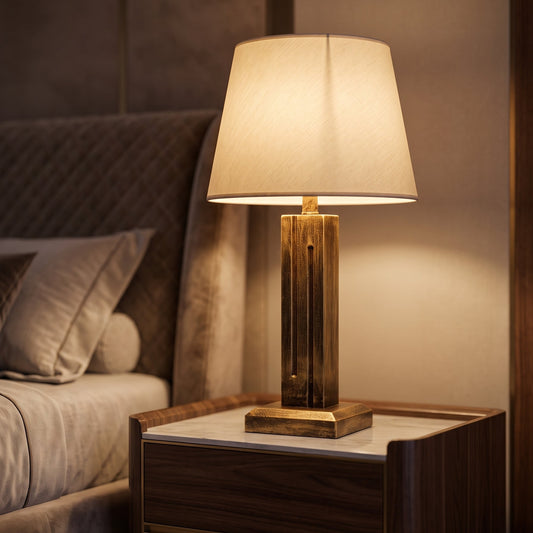 Oak Haven™ – Wooden Lamp – Single